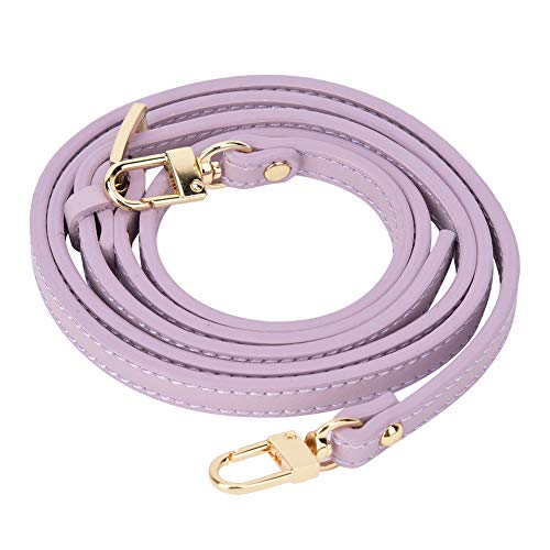 Pssopp Taschengurt Leder Handtasche Schulter Verstellbarer Gürtel Ersatzteil Tasche DIY Zubehör 107~125 cm(Lotusfarbe) von Pssopp