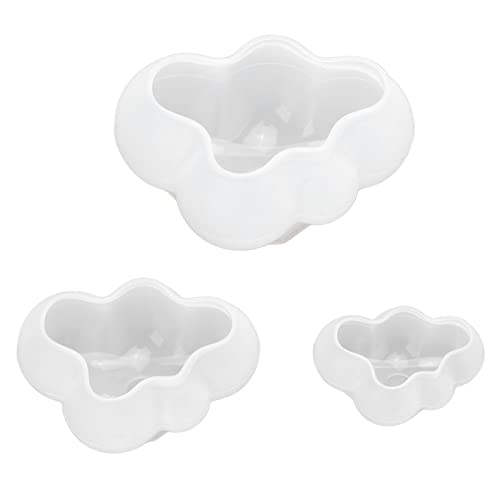 Silikon-Wolken-Seifenform, Wolkenform, Schokoladen-Himmelsthema, 3-teilige Wolken-Gummiformen für Süßigkeiten, Kerzen, Seife, Lotionriegel, Fondant, Eiswürfel Silikon-Wolken-Seifenform, Wolkenform, Schokoladen-Himmelsthema, 3-teilige Wolken-Gummiformen für Süßigkeiten, Kerzen, Seife, Lotionriegel, Fondant, Eiswürfel von Pssopp