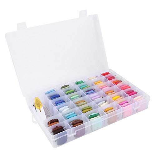 Stickerei-Starter-Set, 100 Farben, Stickgarne, Bastelset, Sticknadel-Set für Erwachsene, Kinder und Anfänger Stickerei-Starter-Set, 100 Farben, Stickgarne, Bastelset, Sticknadel-Set für Erwachsene, Kinder und Anfänger von Pssopp