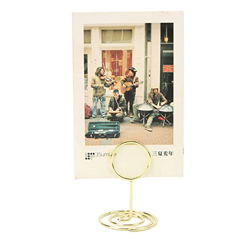 Tischnummernhalter 20 Stück Runder Tischkartenhalter Tischnummernständer für Partys, Hochzeiten, Restaurants, Cafés (Gold) von Pssopp