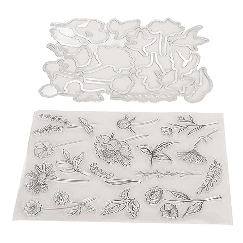 Transparente Stempel und Stanzformen-Set, Blumen, Transparente Stempel, Weihnachten, Silikon-Wörter, Transparente Stempel, Transparente Gummi-Stempel- und Stanz-Sets für die Transparente Stempel und Stanzformen-Set, Blumen, Transparente Stempel, Weihnachten, Silikon-Wörter, Transparente Stempel, Transparente Gummi-Stempel- und Stanz-Sets für die von Pssopp