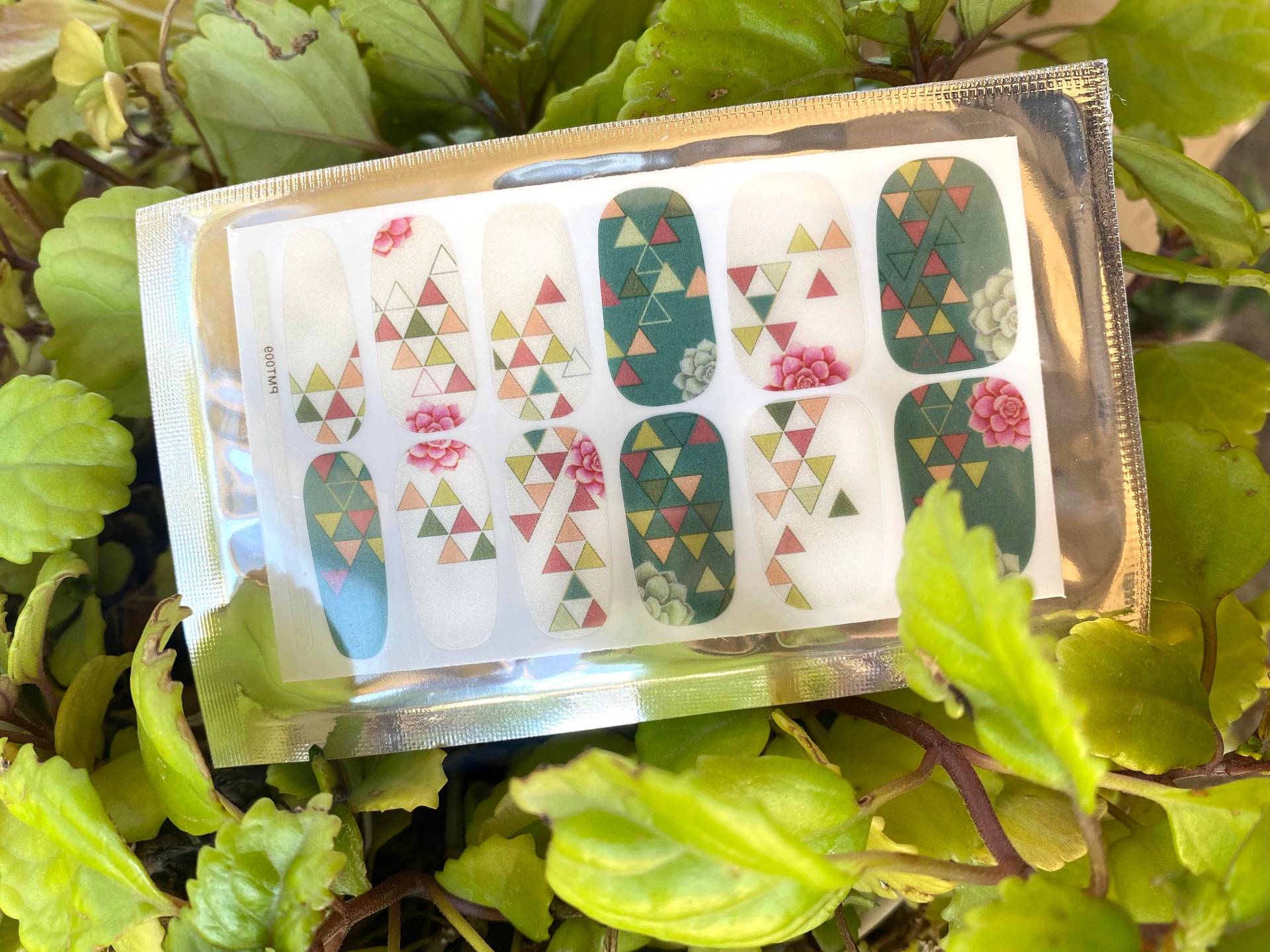 Sukkulente Party - Nail Wraps von PsychMonkeyTheory