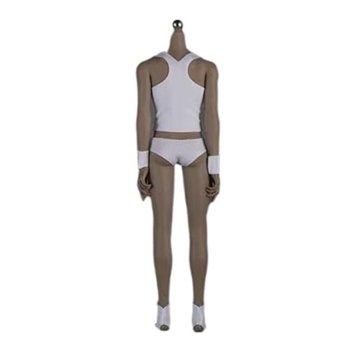 Psyfwznkny Actionfigurenkörper, 12-Zoll-Figur, Abnehmbarer männlicher Puppenkörper mit Unterwäscheset, Nahtlose, superflexible Actionfigur, Stützgelenkmodell, Flexibles Zeichenmodell(Dark Skin) von Psyfwznkny
