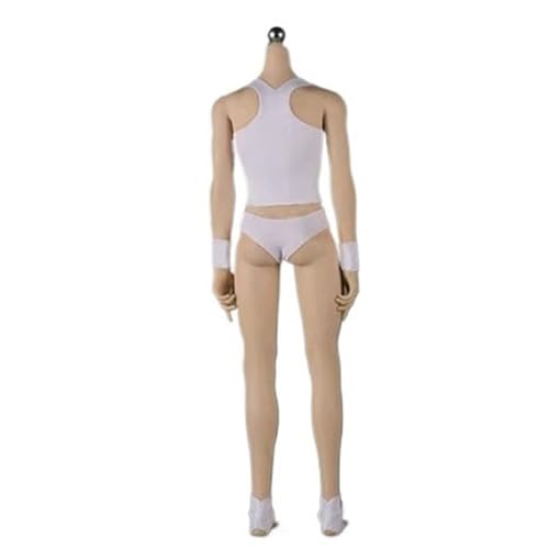 Psyfwznkny Actionfigurenkörper, 12-Zoll-Figur, Abnehmbarer männlicher Puppenkörper mit Unterwäscheset, Nahtlose, superflexible Actionfigur, Stützgelenkmodell, Flexibles Zeichenmodell(Normal Skin) von Psyfwznkny