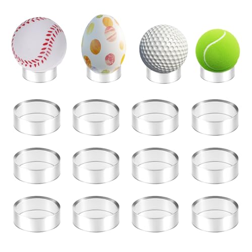15 Stück Acryl Ballhalter Klar Ring Kugel Kugel Stand, Rund Kunststoff Baseball Ring Ständer Acryl Rund Display Sockel Staffelei Ballständer, Ballhalter Für Golfball Baseball Ball Softball Tennisball 15 Stück Acryl Ballhalter Klar Ring Kugel Kugel Stand, Rund Kunststoff Baseball Ring Ständer Acryl Rund Display Sockel Staffelei Ballständer, Ballhalter Für Golfball Baseball Ball Softball Tennisball von Psyqtsuary