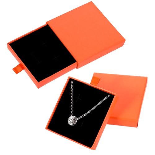 Psyqtsuary 2 Stück Schmuck Box, Schmuck Geschenkbox, chmuckkasten Schmuckschatulle Schmuck Organizers, Klein Schmuckbox, Schmuckkästchen Schmuckschachtel für Armbänder Armreife, Orange Farbe Psyqtsuary 2 Stück Schmuck Box, Schmuck Geschenkbox, chmuckkasten Schmuckschatulle Schmuck Organizers, Klein Schmuckbox, Schmuckkästchen Schmuckschachtel für Armbänder Armreife, Orange Farbe von Psyqtsuary