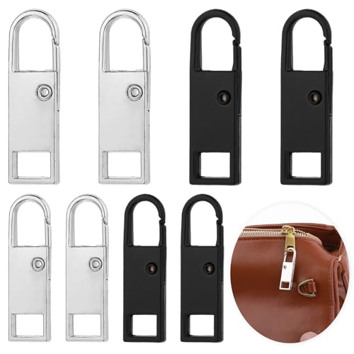 Reißverschluss Anhänger 8 Stück Reißverschluss Zipper 2 Größen Zipper für Reißverschluss Universal Reißverschluss Reparatur Set Ersatz Zipper für Reißverschlüsse für Jacken, Rucksäcke, Koffer Reißverschluss Anhänger 8 Stück Reißverschluss Zipper 2 Größen Zipper für Reißverschluss Universal Reißverschluss Reparatur Set Ersatz Zipper für Reißverschlüsse für Jacken, Rucksäcke, Koffer von Psyqtsuary