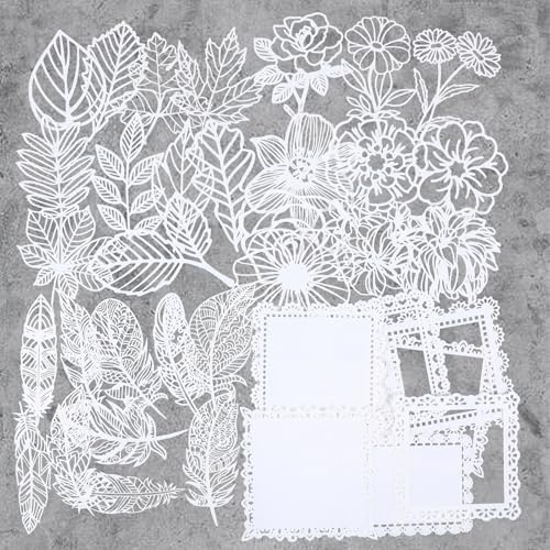 Scrapbooking Spitze Papier 40 Stücke Scrapbook Papier Dekoratives Scrapbooking Papier Scrapbook Zubehör Journaling Zubehör Fotoalbum Zubehör Scrapbooking Hohle Spitze Spitzenmuster für Tagebuch Handy Scrapbooking Spitze Papier 40 Stücke Scrapbook Papier Dekoratives Scrapbooking Papier Scrapbook Zubehör Journaling Zubehör Fotoalbum Zubehör Scrapbooking Hohle Spitze Spitzenmuster für Tagebuch Handy von Psyqtsuary