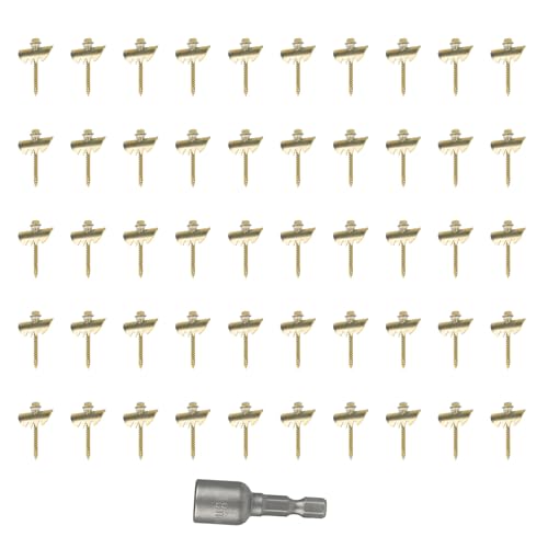 Fence Nails 50PCS 2 Inch Fencing Staple Galvanized Stainless Steel Fasteners Nails Wire Fencing Staple for Wire Mesh and Woven Fencing Fence Nails 50PCS 2 Inch Fencing Staple Galvanized Stainless Steel Fasteners Nails Wire Fencing Staple for Wire Mesh and Woven Fencing von Psytfei