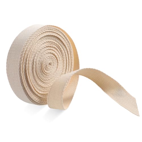 Breit Baumwolle Gurtband 10 M Canvas Baumwollband Canvas Baumwollgewebe aus Leinwandbindung Gurtband Tasche Gürtelband für Rucksäcke Nähen Stofftragetaschen DIY-Zubehör Breit Baumwolle Gurtband 10 M Canvas Baumwollband Canvas Baumwollgewebe aus Leinwandbindung Gurtband Tasche Gürtelband für Rucksäcke Nähen Stofftragetaschen DIY-Zubehör von Ptwola
