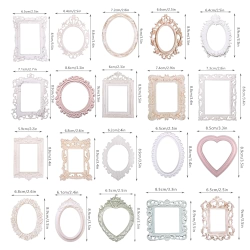 Ptwola 40 Stück Spitzen Rahmen Scrapbook Papier Vintage Hohl Geprägt Foto-Outs Randkarte Retro Dekorative Ausschnitte Papier für DIY, Album, Junk Journals, Verzierung Ptwola 40 Stück Spitzen Rahmen Scrapbook Papier Vintage Hohl Geprägt Foto-Outs Randkarte Retro Dekorative Ausschnitte Papier für DIY, Album, Junk Journals, Verzierung von Ptwola
