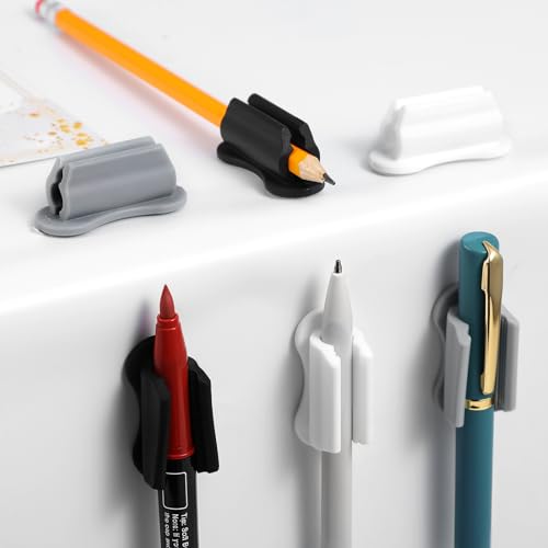 Ptwola 9 Stück Klebender Stifthalter für die Wand Selbstklebender Kugelschreiber Marker Halter Silikon Klebender Stifthalter für Schreibtisch-Organizer Lehrer Schüler Ärzte Klemmbrett Ptwola 9 Stück Klebender Stifthalter für die Wand Selbstklebender Kugelschreiber Marker Halter Silikon Klebender Stifthalter für Schreibtisch-Organizer Lehrer Schüler Ärzte Klemmbrett von Ptwola
