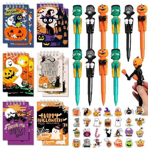 PtyPop Party Mitgebsel Kindergeburtstag mit Boxing Pen & Notizbuch (Halloween) von PtyPop