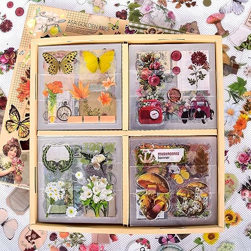 Ptyism 510 Stück/100 Blatt Scrapbooking Sticker,Scrapbook Zubehör丨Scrapbook Stickers Set Sticker Bullet Journal für Scrapbook,Bullet Journal Zubehör,Journaling Zubehör usw Ptyism 510 Stück/100 Blatt Scrapbooking Sticker,Scrapbook Zubehör丨Scrapbook Stickers Set Sticker Bullet Journal für Scrapbook,Bullet Journal Zubehör,Journaling Zubehör usw von Ptyism