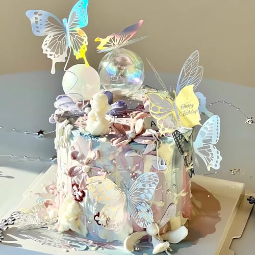 Ptyism 110 Stück Tortendeko Schmetterling,Schmetterlinge Tortendeko丨Kuchen Deko Schmetterlinge,Butterfly Cake Decoration Geeignet für Mädchen Schmetterling Thema Party Kuchen Dekoration Etc Ptyism 110 Stück Tortendeko Schmetterling,Schmetterlinge Tortendeko丨Kuchen Deko Schmetterlinge,Butterfly Cake Decoration Geeignet für Mädchen Schmetterling Thema Party Kuchen Dekoration Etc von Ptyism