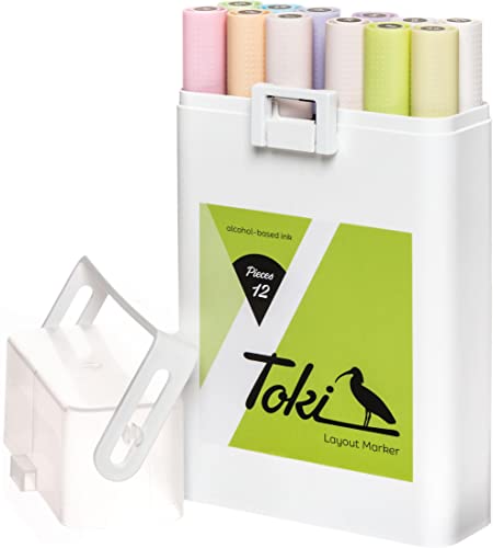 Publikat Verlag Toki 12er Marker Set Pastel, rosa von Toki