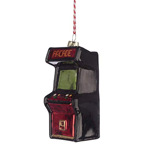 Game Over Arcade Game Glass Christmas Bauble Decoration von Puckator
