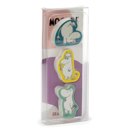 Puckator Mumin, 3-teiliges Radiergummi-Set, Radiergummi, Schreibwaren-Set für Partytüten, für Mädchen und Jungen, Radiergummis, coole Schulgummis, Schulanfangsgeschenke, 3-teiliges Set Puckator Mumin, 3-teiliges Radiergummi-Set, Radiergummi, Schreibwaren-Set für Partytüten, für Mädchen und Jungen, Radiergummis, coole Schulgummis, Schulanfangsgeschenke, 3-teiliges Set von Puckator