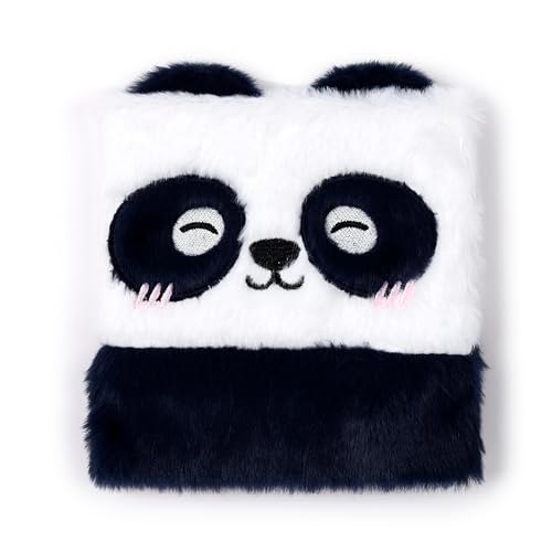 Puckator Notizbuch mit Einband aus Plüsch – Panda – süße Tiere – Fluffies Puckator Notizbuch mit Einband aus Plüsch – Panda – süße Tiere – Fluffies von Puckator
