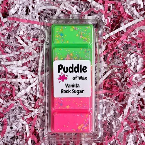 Puddle of Wax - Vanilla Rock Sugar Sojawachs Schmelzwachs, 50 g, süßer Duft, vegan, hergestellt in Großbritannien Puddle of Wax - Vanilla Rock Sugar Sojawachs Schmelzwachs, 50 g, süßer Duft, vegan, hergestellt in Großbritannien von Puddle of Wax