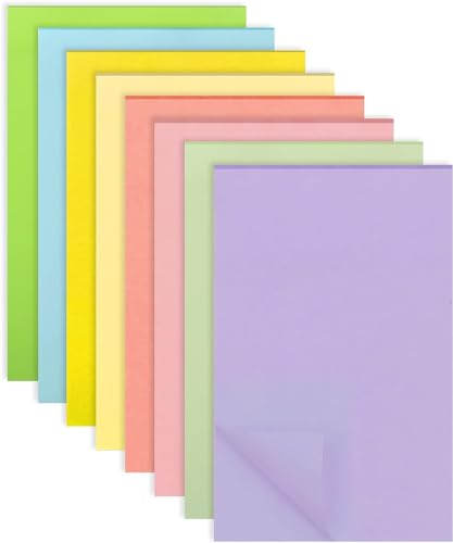 Haftnotizen, 400 Blatt Bunte Sticky Notes, 8 Farben Selbstklebende Klebezettel 100 x 150 mm Super Sticky Notes für Büro Zuhause Schule Sitzung von Puedno