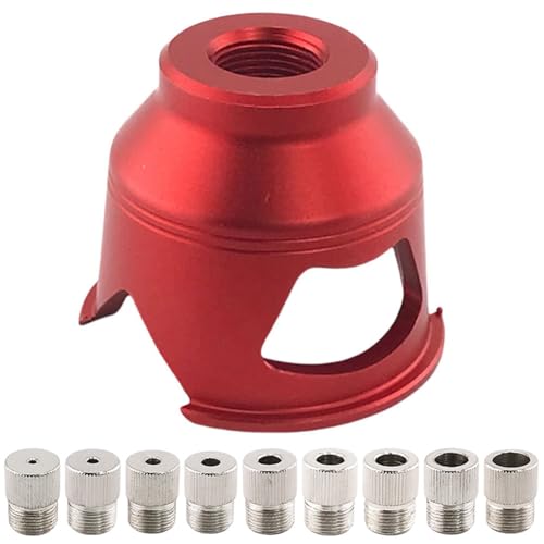 Pufei vertikaler Stanzlokator mit 2-10 mm Bohrbuchse für Tischlerei (rot gerillt) von Pufei
