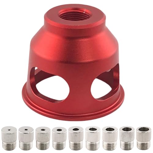 Pufei vertikaler Stanzlokator mit 2-10 mm Bohrbuchse für Tischlerei (rot regulär) von Pufei