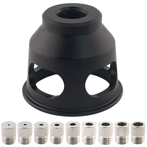 Pufei vertikaler Stanzlokator mit 2-10 mm Bohrbuchse für Tischlerei (schwarzer regulär) von Pufei