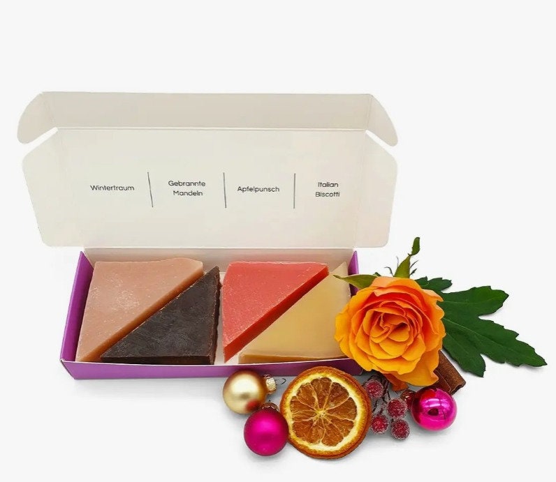 Winterseifen Auswahl in Der Geschenkbox - Vegan, Palmölfrei Winterseifen Auswahl in Der Geschenkbox - Vegan, Palmölfrei von PukShopkosmetik