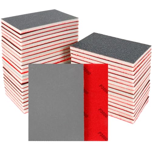 24 Stück Schleifschwämme Set, 3000 Körnung Nass-Trocken-Schleifpapier, Flexibler Schleifschwamm Holz, Professional Schleifpads für Metall, Holz, Farbe, Spachtelmasse, Autokarosseriereparatur 24 Stück Schleifschwämme Set, 3000 Körnung Nass-Trocken-Schleifpapier, Flexibler Schleifschwamm Holz, Professional Schleifpads für Metall, Holz, Farbe, Spachtelmasse, Autokarosseriereparatur von Pukamam