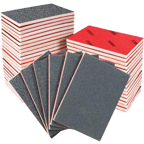 36 Stück Schleifschwämme Set, 80/120/180/240/320/400 Körnung Schleifpapier, Flexibler Schleifschwamm Holz, Professional Schleifpads für Metall, Holz, Farbe, Spachtelmasse, Autokarosseriereparatur 36 Stück Schleifschwämme Set, 80/120/180/240/320/400 Körnung Schleifpapier, Flexibler Schleifschwamm Holz, Professional Schleifpads für Metall, Holz, Farbe, Spachtelmasse, Autokarosseriereparatur von Pukamam