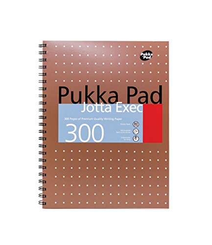 Pukka Pad Exec Jotta Pad Notizblock Book A4 + spiralgebunden 300 Papier 80 gsm x 1 single von Pukka Pad
