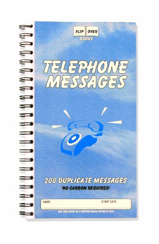 Pukka Telefonnotizbuch (mit Durchschlag, NCR-Papier, spiralgebunden, für 200 Notizen) von Pukka Pad