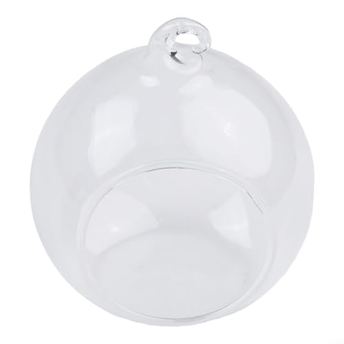 Hängende Glaskugelvase, transparentes Borosilikatglas, Terrarium, Pflanzgefäß mit offenem Mund für Sukkulenten, Blumen, Teelichter, Kerzen, Hochzeit, Party, Weihnachten, Shop, Display, Heim- und Hängende Glaskugelvase, transparentes Borosilikatglas, Terrarium, Pflanzgefäß mit offenem Mund für Sukkulenten, Blumen, Teelichter, Kerzen, Hochzeit, Party, Weihnachten, Shop, Display, Heim- und von Pumixiy