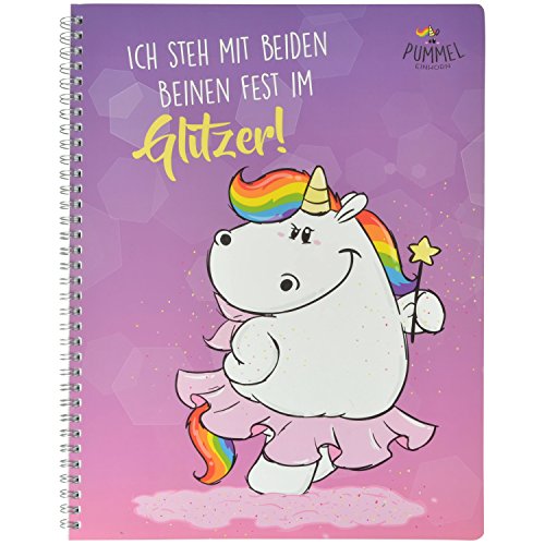 Pummeleinhorn Collegeblock A4 - Beine im Glitzer Pummeleinhorn Collegeblock A4 - Beine im Glitzer von Pummeleinhorn