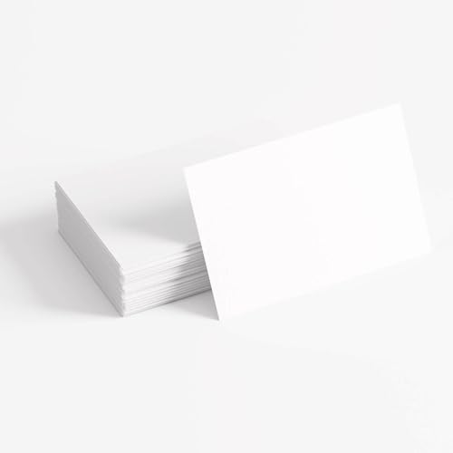 Punkcards Künstler-Sammelkarten (ATCs) – Packung mit 50–350 g/m², unbeschichteter weißer Karton, 63 mm x 89 mm, perfekte Leinwand für Ihre künstlerischen Ausdrücke von Punkcards