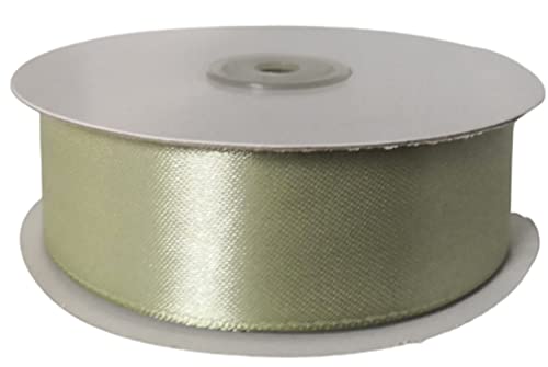 Doppelseitiges Satinband, 40 mm, Rolle à 50 m, Salbeigrün (CK) von PuntoCasaStore