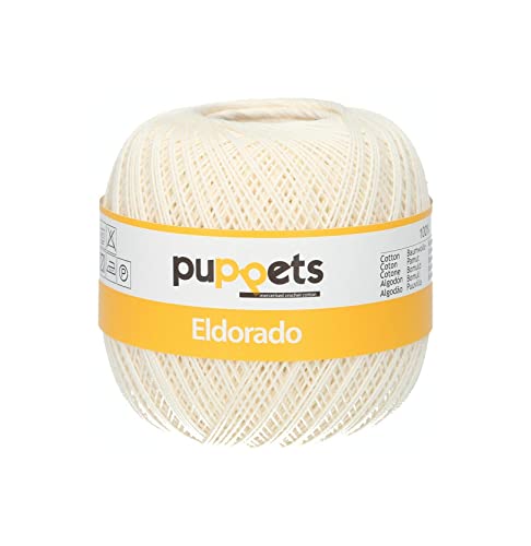 Puppets Eldorado Stärke 10 4574010-08926 natur Häkelgarn, 100% Baumwolle Puppets Eldorado Stärke 10 4574010-08926 natur Häkelgarn, 100% Baumwolle von Puppets