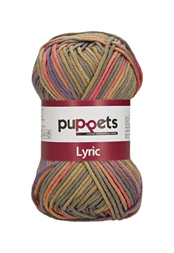 Puppets Lyric Multicolor 4582008-00210 Farbe: India, Stärke: 8 Aufmachung: 50g, Lauflänge: 70m, Häkelgarne Puppets Lyric Multicolor 4582008-00210 Farbe: India, Stärke: 8 Aufmachung: 50g, Lauflänge: 70m, Häkelgarne von Puppets