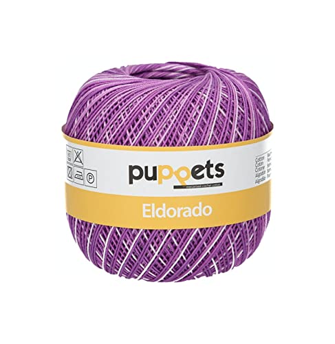 Puppets eldorado 50g Farbe: 46 - lila meliert - Häkelgarn Stärke 12 Puppets eldorado 50g Farbe: 46 - lila meliert - Häkelgarn Stärke 12 von Puppets