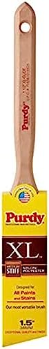 Purdy 144152315 XL Glide Nylon/Polyester Pinsel Winkelschärpe, Hellbraun, 1.5 Inch von Purdy