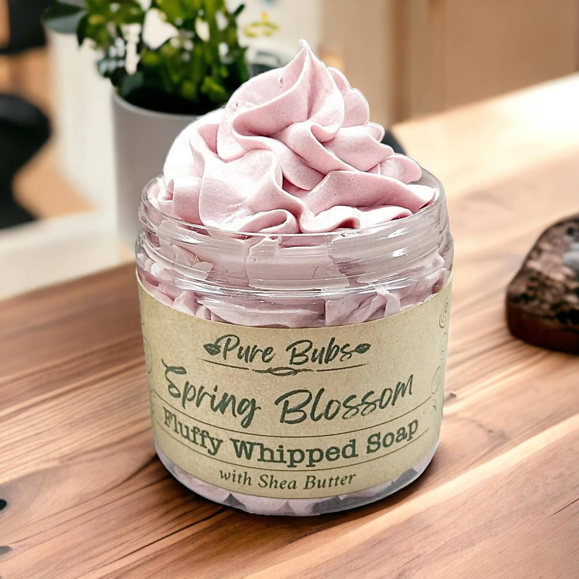 Flauschige Schlagsahne Von Spring Blossom Mit Sheabutter, Vegane Rasierseife, Ganz Natürliche Cremeseife Flauschige Schlagsahne Von Spring Blossom Mit Sheabutter, Vegane Rasierseife, Ganz Natürliche Cremeseife von PurebubsCreations