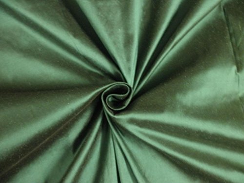 Reine Seide Dupionseide Stoff grün x braun Shot Color Tour # 147 [3] von Puresilks