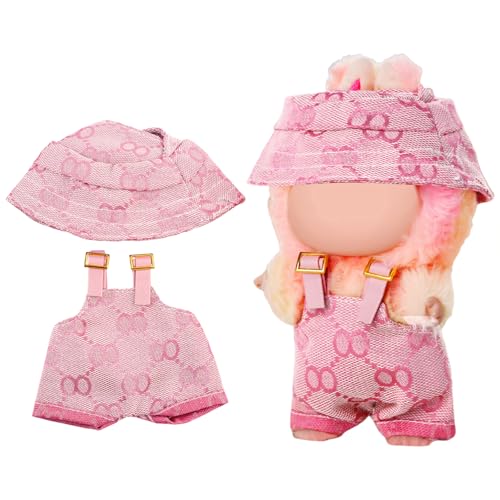 Puppenkleid & Outfit Set für Labobo Puppen,La Blind Box bubu,Puppenkleid,Puppenhüte,Puppenkleidung 18cm,17 cm,Puppenzubehör,Puppenkleidung, Sammler,Overalls,Mützen,GG Rosa Puppenkleid & Outfit Set für Labobo Puppen,La Blind Box bubu,Puppenkleid,Puppenhüte,Puppenkleidung 18cm,17 cm,Puppenzubehör,Puppenkleidung, Sammler,Overalls,Mützen,GG Rosa von Purhole