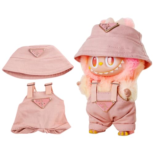 Puppenkleid & Outfit Set für Labobo Puppen,La Blind Box bubu,Puppenkleid,Puppenhüte,Puppenkleidung 18cm,17 cm,Puppenzubehör,Puppenkleidung, Sammler,Overalls,Mützen,Rosa Puppenkleid & Outfit Set für Labobo Puppen,La Blind Box bubu,Puppenkleid,Puppenhüte,Puppenkleidung 18cm,17 cm,Puppenzubehör,Puppenkleidung, Sammler,Overalls,Mützen,Rosa von Purhole