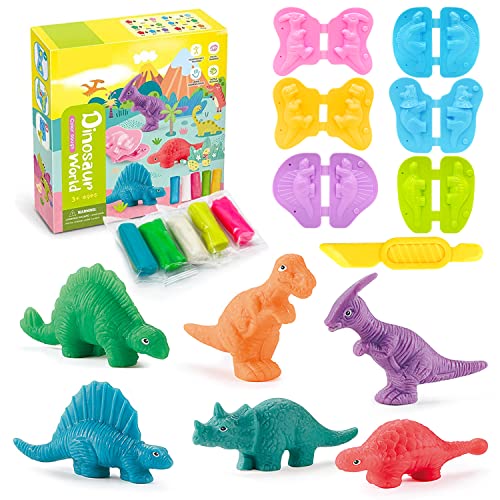 Purphy 12 Stück Knete Zubehör Set ab 2 3 4 Jahre mit Bunt Modelliermasse, Dino Plastilin Werkzeuge, DIY knetwerkzeug Dinosaurier Kinderspielzeug, Kinder Kunsthandwerk Geschenk für Jungen und Mädchen Purphy 12 Stück Knete Zubehör Set ab 2 3 4 Jahre mit Bunt Modelliermasse, Dino Plastilin Werkzeuge, DIY knetwerkzeug Dinosaurier Kinderspielzeug, Kinder Kunsthandwerk Geschenk für Jungen und Mädchen von Purphy