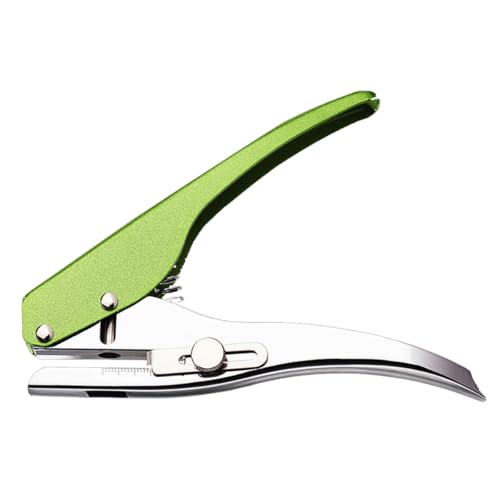 Purzen Einzellochstanze 6 mm Silber Locher 1-fach Lochzange Papierlocher Bürolocher,6mm von Purzen