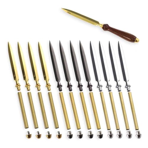 Puthernm 12-teiliges Papierschneideprojekt-Set, bestehend aus Metall (4), (4) und Chrom (4). von Puthernm