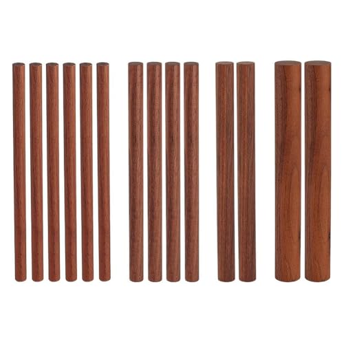 Puthernm Sticks aus gewachstem , 15 Stück, 15,2 cm , Walnuss, 4 Stück von Puthernm