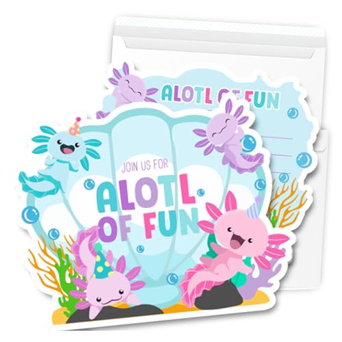 Putocopic Axolotl Einladungskarten zum Thema Geburtstag Putocopic Axolotl Einladungskarten zum Thema Geburtstag von Putocopic